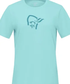 Norrøna Women's /29 Cotton Viking T-shirt Aqua Haze