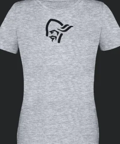 Norrøna Women's /29 Cotton Viking T-shirt Drizzle/Melange Caviar