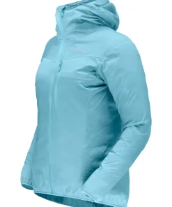 Norrøna Women's Falketind aero60 Hood Aqua Haze