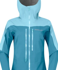 Norrøna Women's Falketind Dri1 Jacket Brittany Blue/aqua Haze