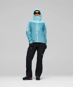 Norrøna Women's Falketind Dri1 Jacket Brittany Blue/aqua Haze