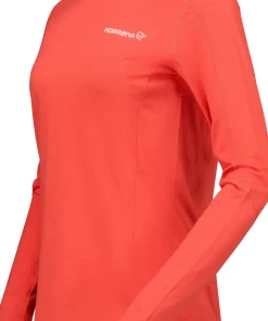 Norrøna Women's Falketind EqualiserUll Long Sleeve Paprika