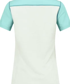 Norrøna Women's Falketind EqualiserUll T-shirt Aqua Haze/Whisper White