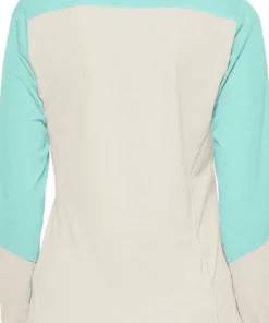 Norrøna Women's Falketind EqualiserUll Long Sleeve Aqua Haze/Whisper White