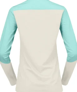 Norrøna Women's Falketind EqualiserUll Long Sleeve Aqua Haze/Whisper White