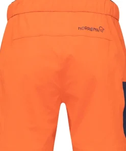Norrøna Women's Falketind Flex1 Light Shorts Orange Alert