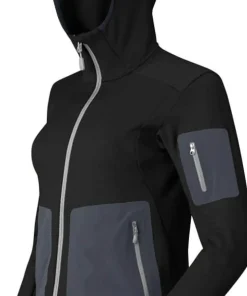 Norrøna Women's Falketind Warm Stretch Hood Caviar Black