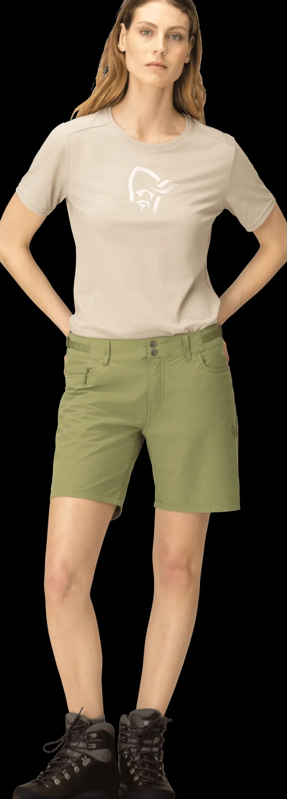 Norrøna Women's Femund Cotton Shorts Loden Green