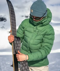 Norrøna Women's Femund Down700 Zip Hood Dark Ivy
