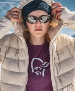Norrøna Women's Femund Down700 Zip Hood Oatmeal