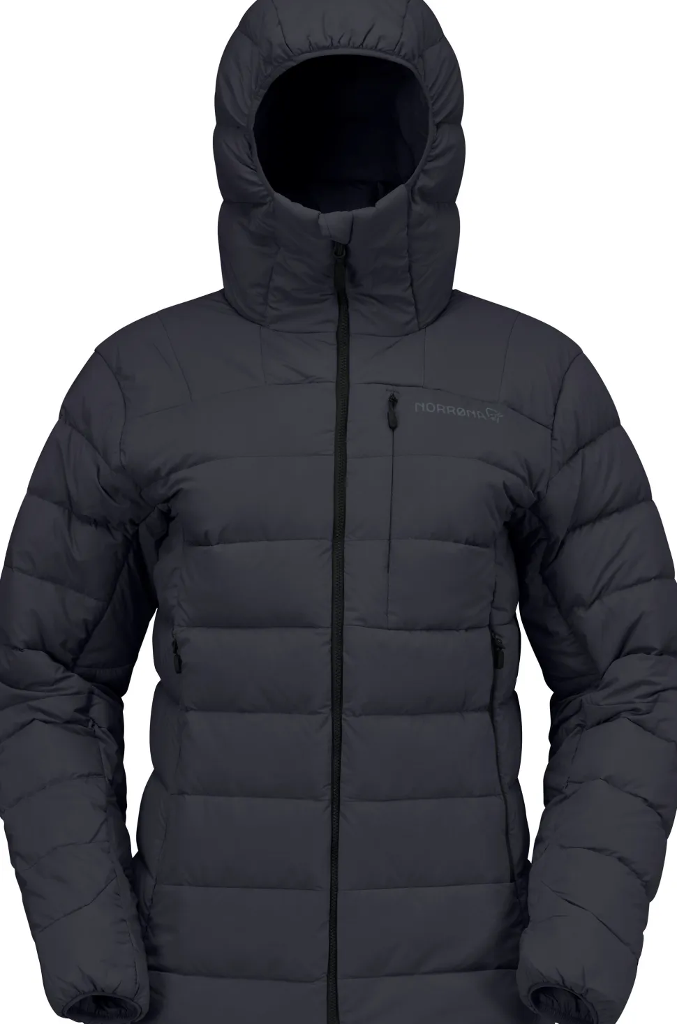 Norrøna Women's Femund Down700 Zip Hood Caviar Black