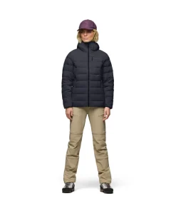 Norrøna Women's Femund Down700 Zip Hood Caviar Black