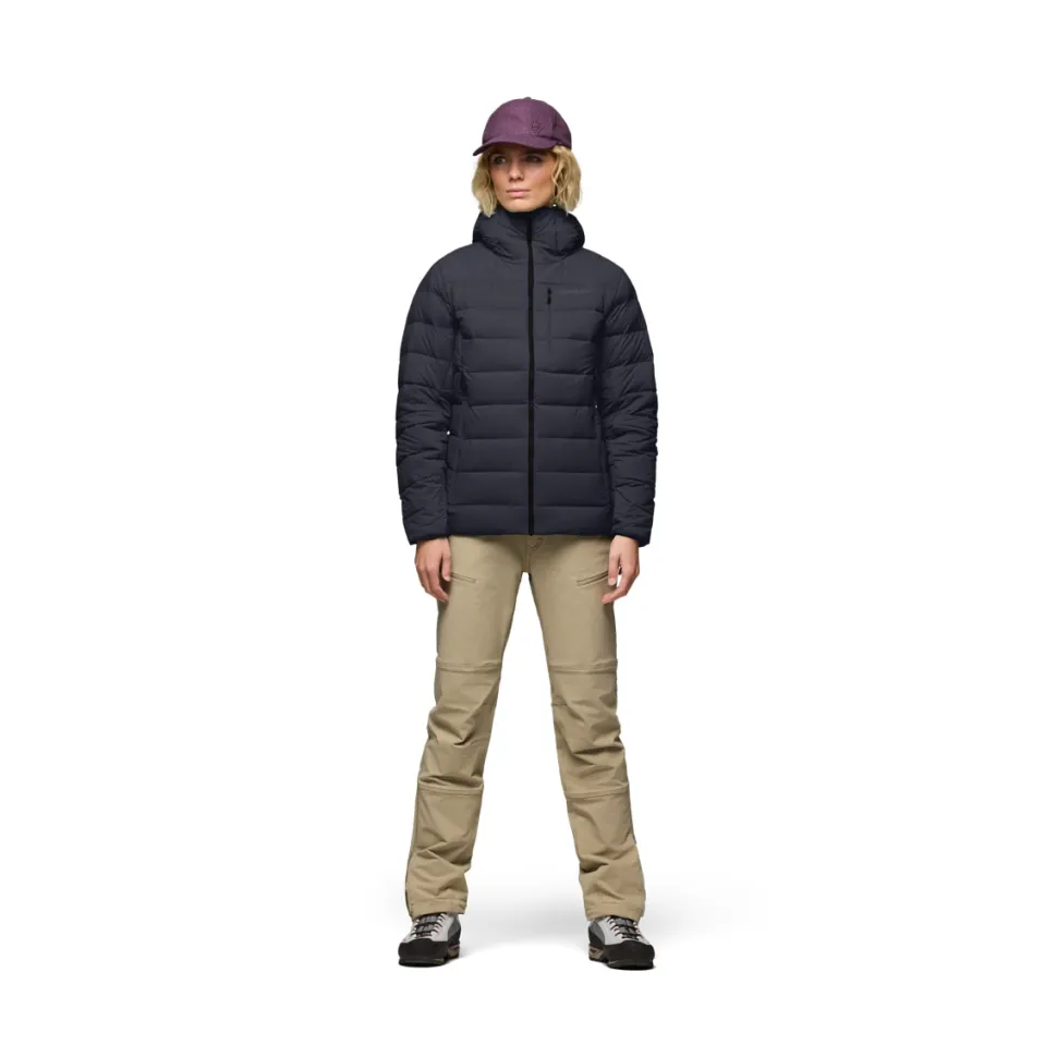Norrøna Women's Femund Down700 Zip Hood Caviar Black