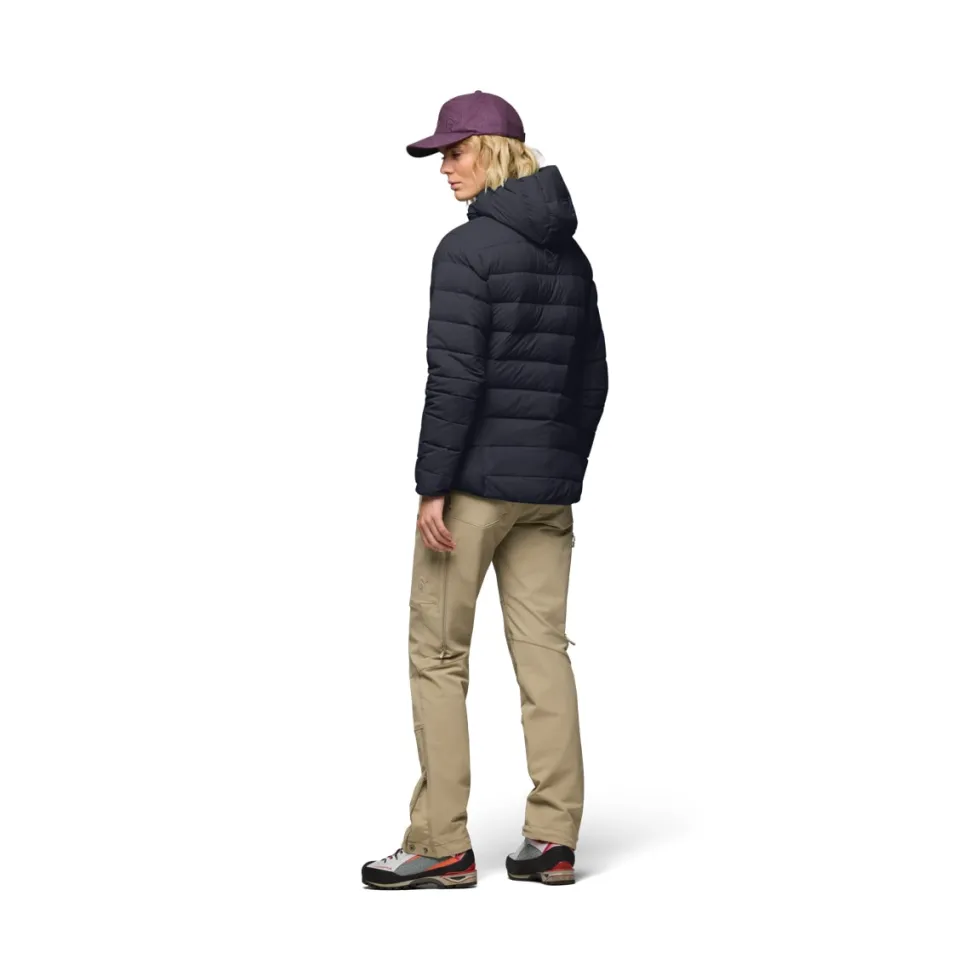 Norrøna Women's Femund Down700 Zip Hood Caviar Black