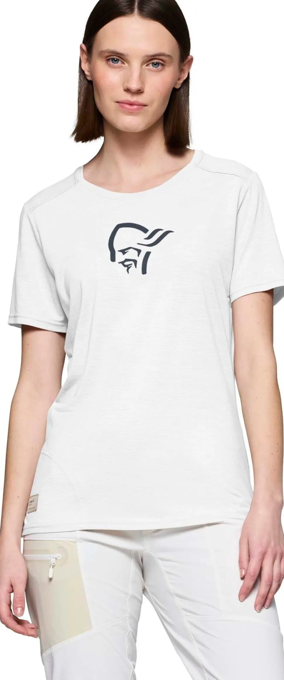 Norrøna Women's Femund Equaliser Merino T- Shirt Snow White