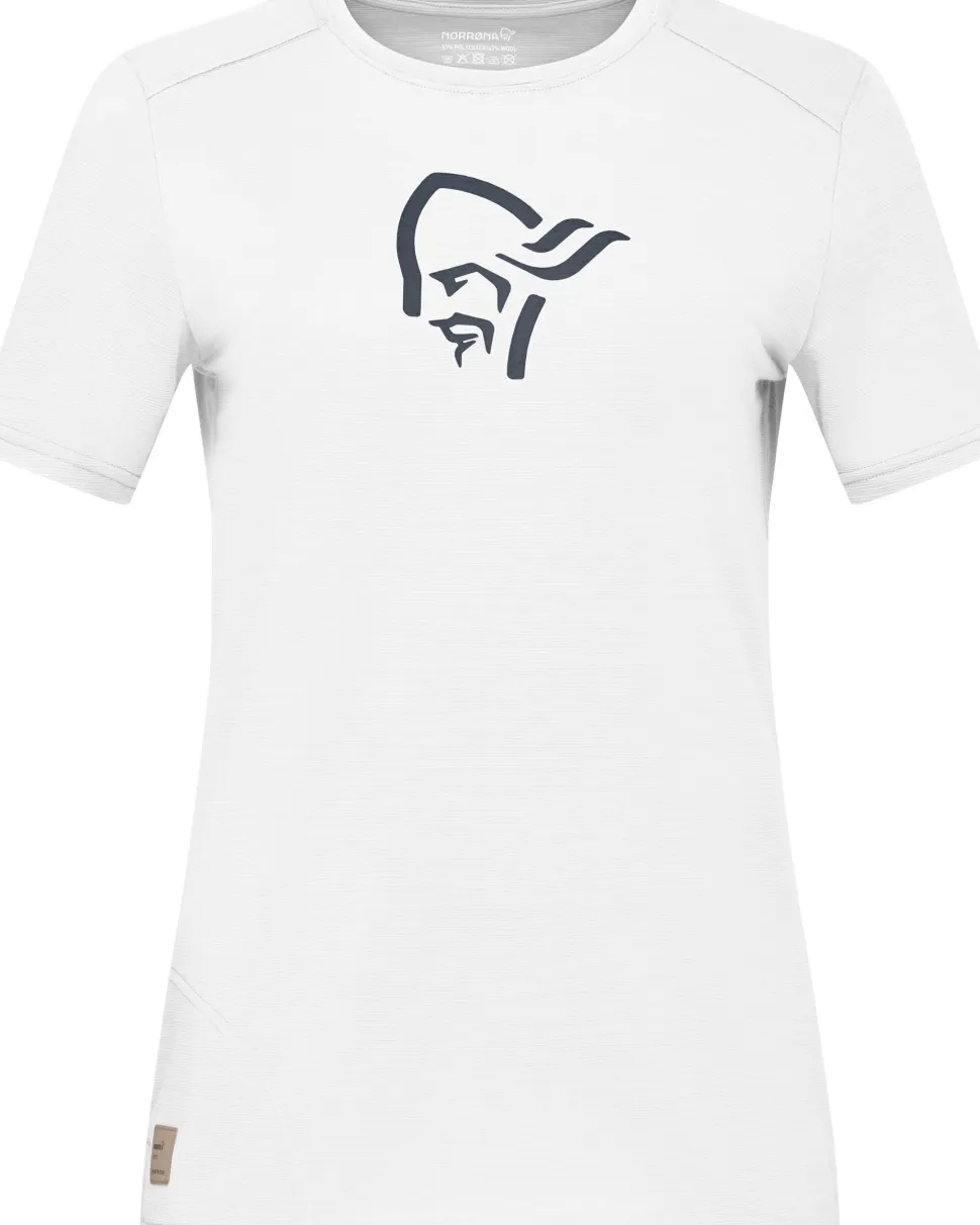 Norrøna Women's Femund Equaliser Merino T- Shirt Snow White