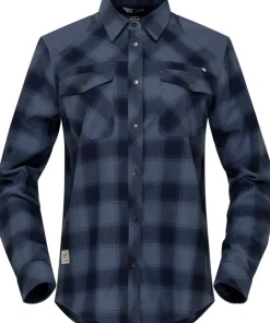 Norrøna Women's Femund Flannel Shirt Navy Blazer