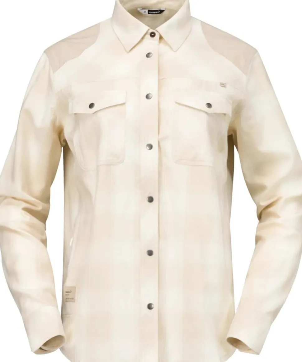 Norrøna Women's Femund Flannel Shirt Snow White