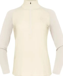 Norrøna Women's Femund PureUll Zip Neck Whisper White
