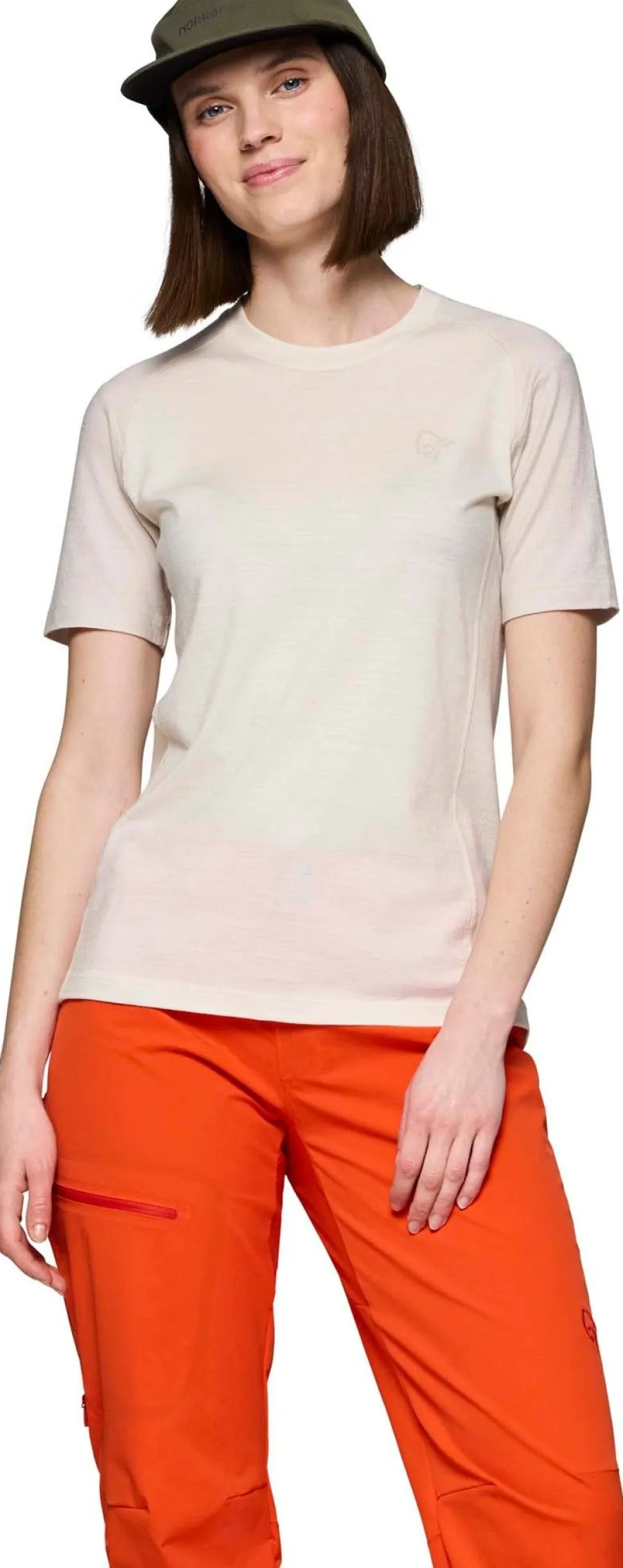 Norrøna Women's Femund PureUll T-Shirt Whisper White