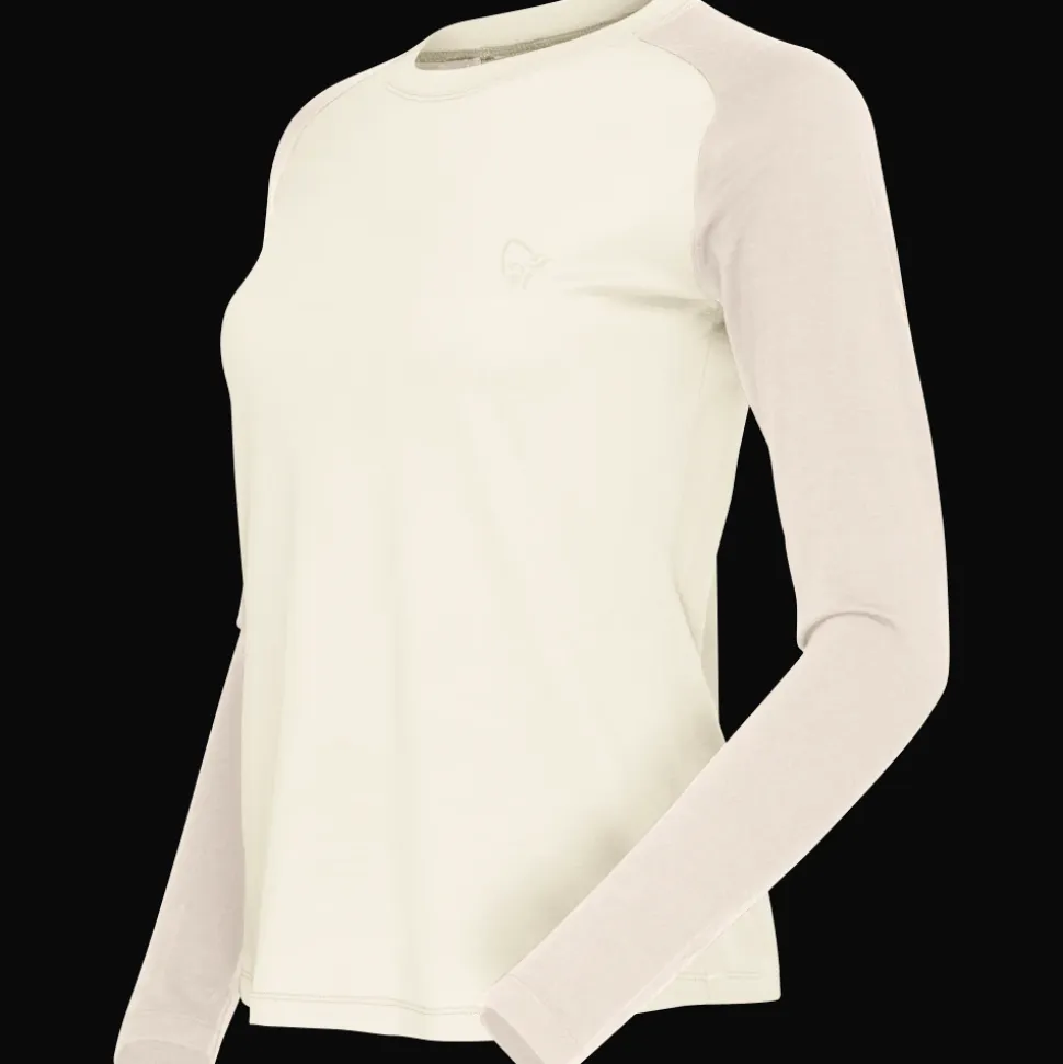 Norrøna Women's Femund PureUll Long Sleeve Whisper White