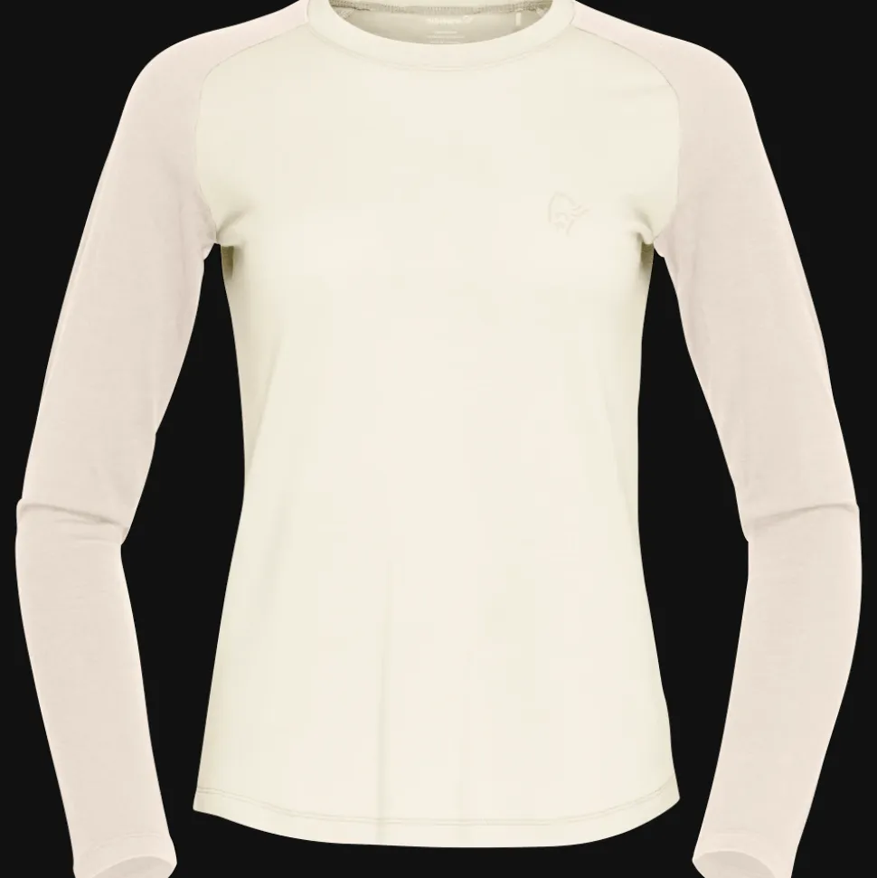 Norrøna Women's Femund PureUll Long Sleeve Whisper White