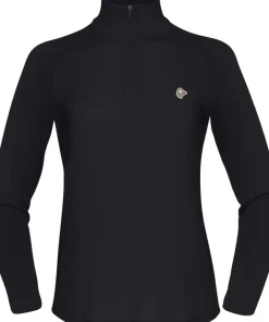 Norrøna Women's Femund PureUll Zip Neck Caviar Black