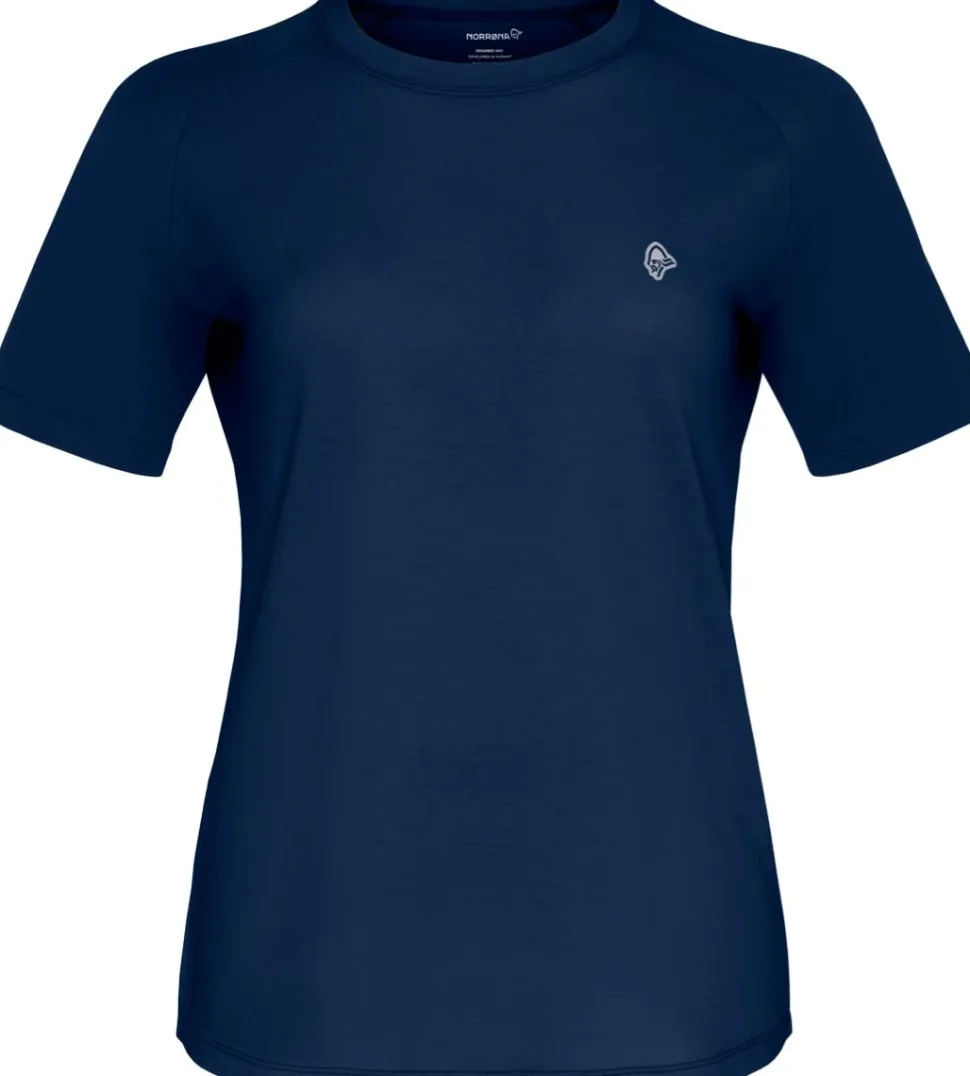 Norrøna Women's Femund PureUll T-Shirt Indigo Night