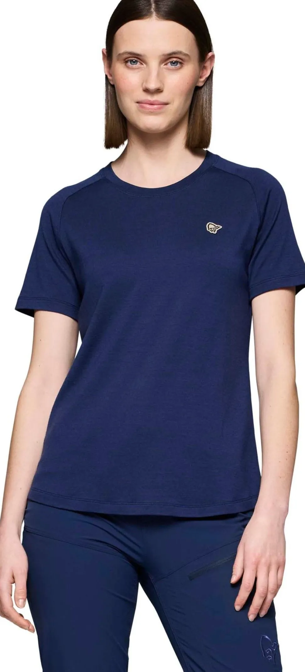 Norrøna Women's Femund PureUll T-Shirt Indigo Night