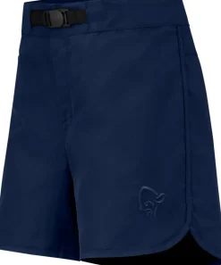 Norrøna Women's Femund Silent Grid Shorts Navy Blazer