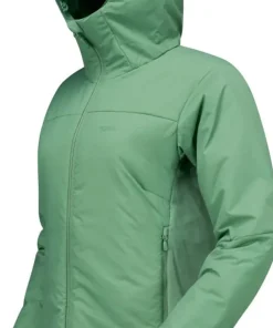 Norrøna Womens' Femund Thermo60 Zip Hood Dark Ivy