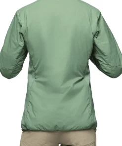 Norrøna Womens' Femund Thermo60 Zip Hood Dark Ivy