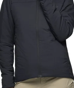 Norrøna Womens' Femund Thermo60 Zip Hood Caviar Black