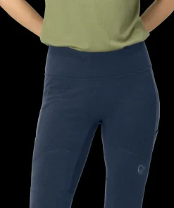 Norrøna Women's Femund Warmwool Flex2 Tights Indigo Night
