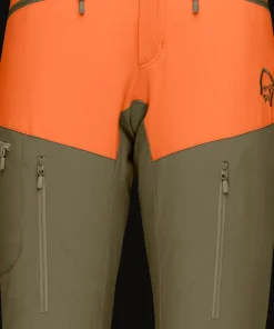 Norrøna Women's Fjørå Flex1 Shorts Orange Alert