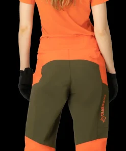 Norrøna Women's Fjørå Flex1 Shorts Orange Alert