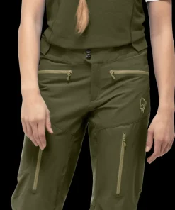 Norrøna Women's Fjørå Flex1 Shorts Olive Night