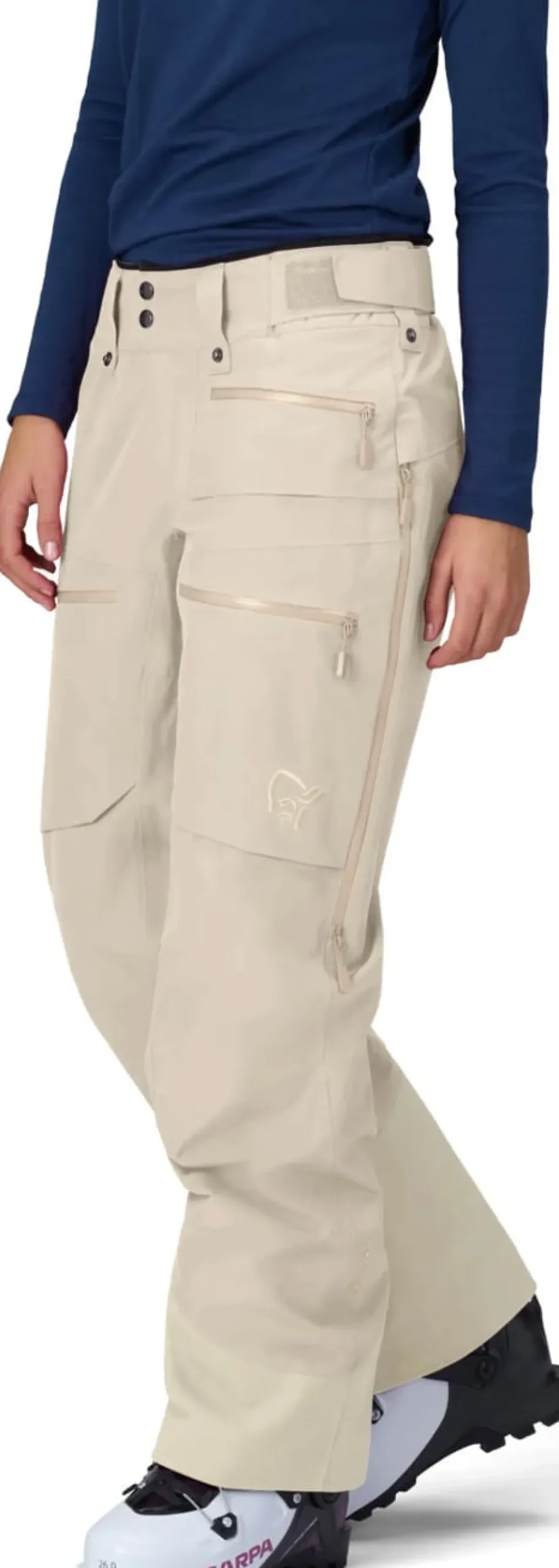 Norrøna Women's Lofoten GORE-TEX Insulated Pants Oatmeal