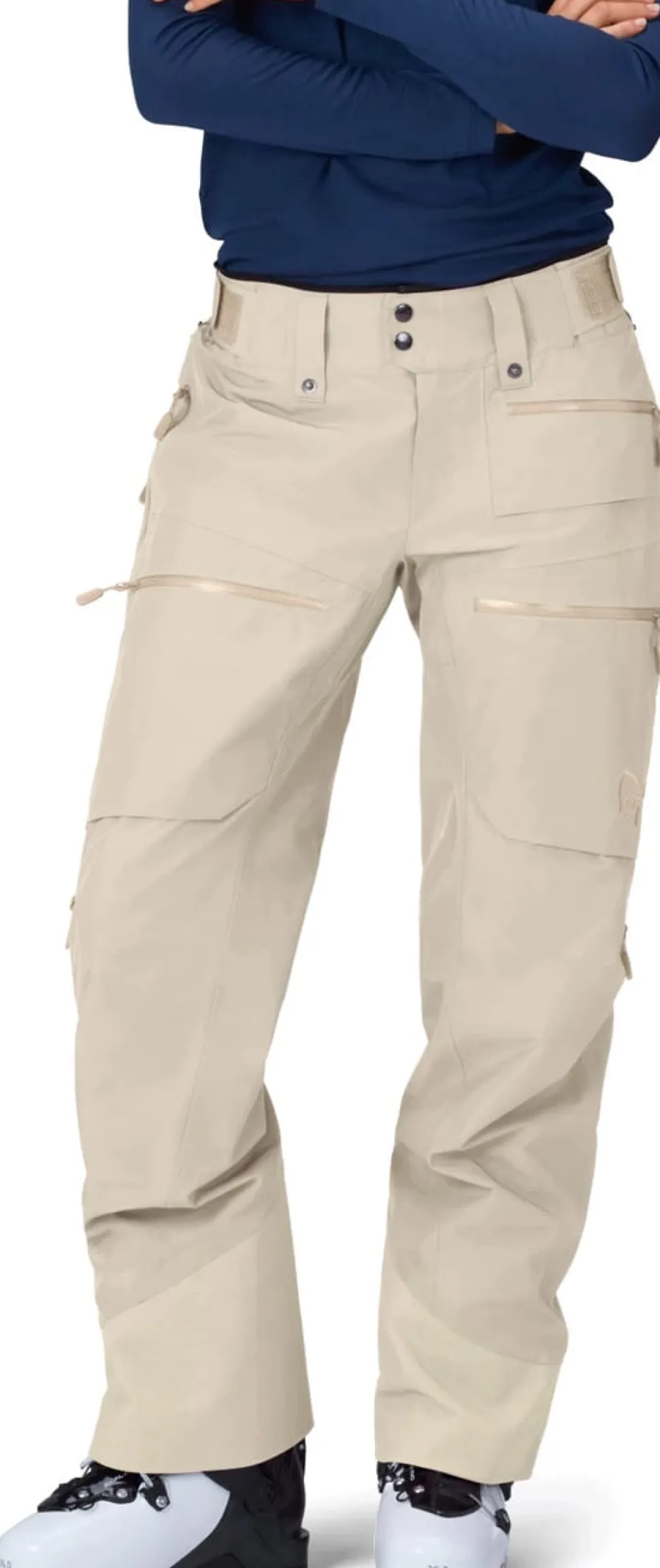 Norrøna Women's Lofoten GORE-TEX Insulated Pants Oatmeal