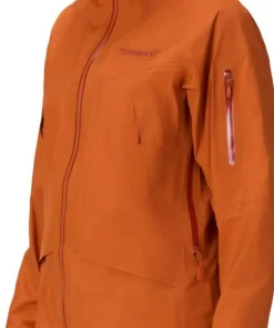 Norrøna Women's Møre GORE-TEX Jacket Gold Flame