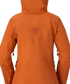 Norrøna Women's Møre GORE-TEX Jacket Gold Flame