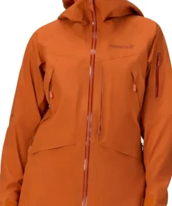 Norrøna Women's Møre GORE-TEX Jacket Gold Flame