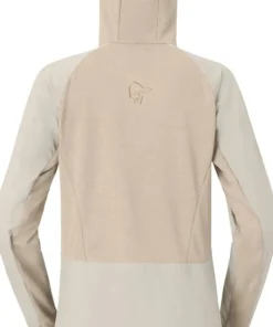 Norrøna Women's Møre Octa Zip Hood Oatmeal