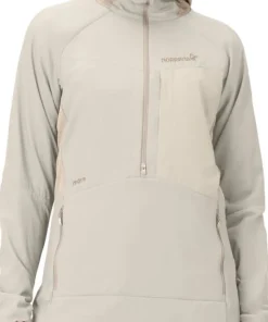 Norrøna Women's Møre Octa Zip Hood Oatmeal