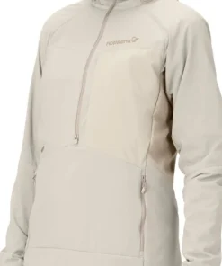 Norrøna Women's Møre Octa Zip Hood Oatmeal