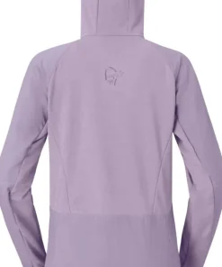 Norrøna Women's Møre Octa Zip Hood Purple Sage