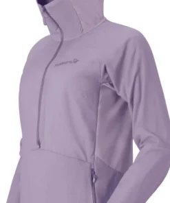 Norrøna Women's Møre Octa Zip Hood Purple Sage