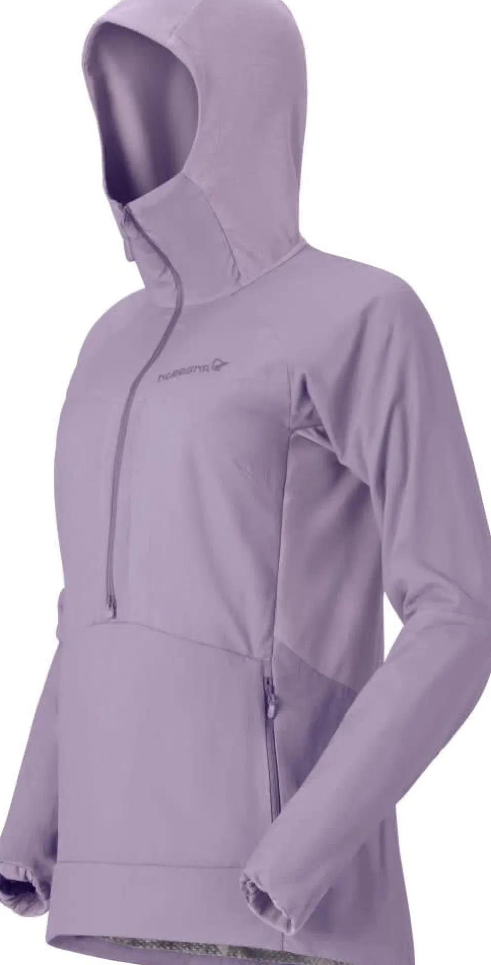 Norrøna Women's Møre Octa Zip Hood Purple Sage