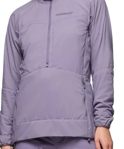 Norrøna Women's Møre Octa Zip Hood Purple Sage
