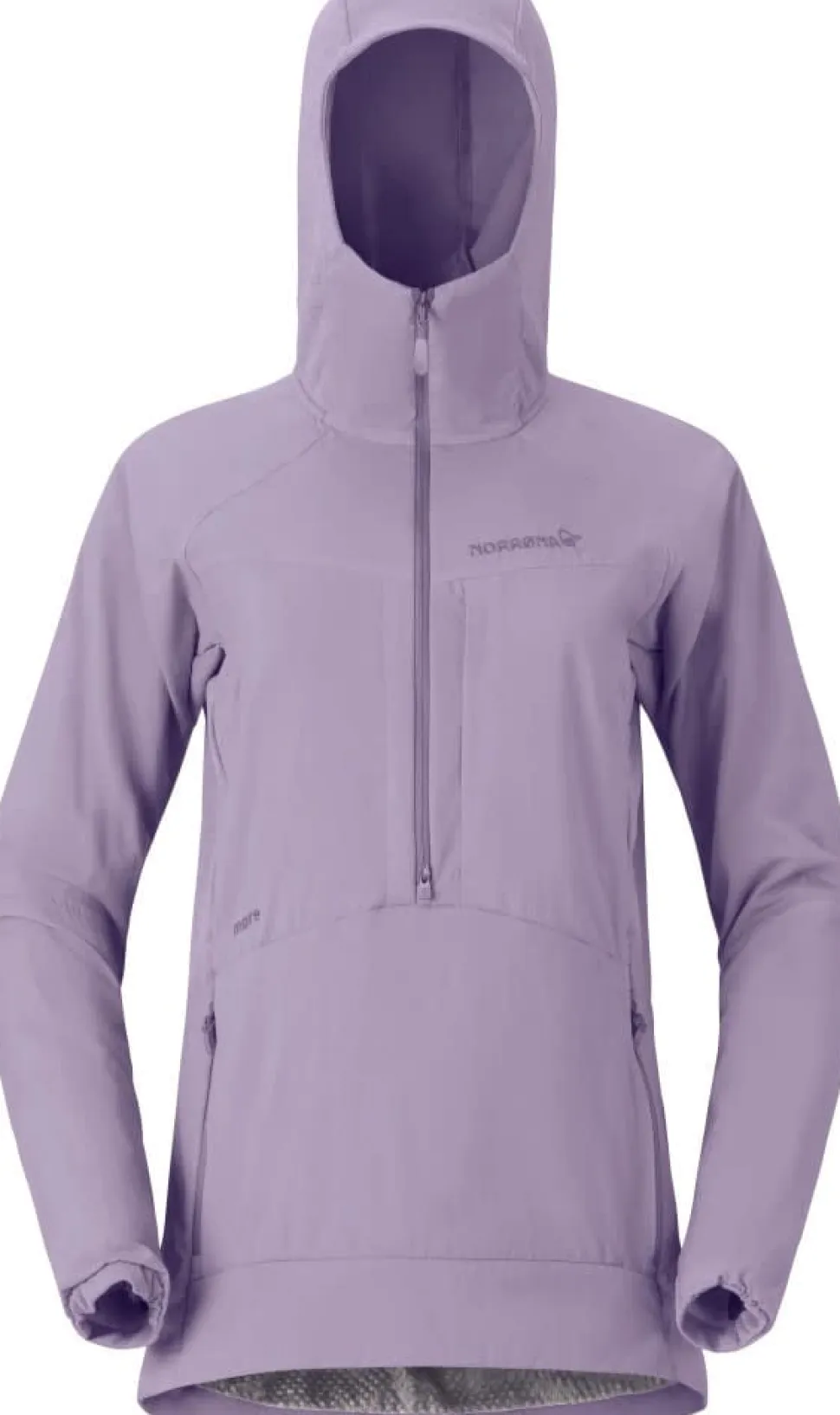Norrøna Women's Møre Octa Zip Hood Purple Sage
